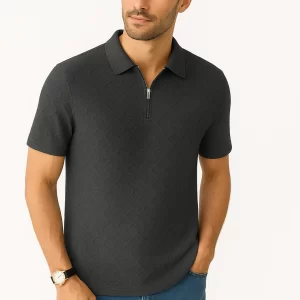 polo textured t shirt