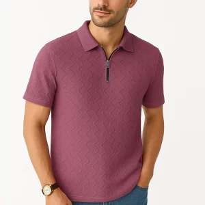Polo Tshirts with zipper